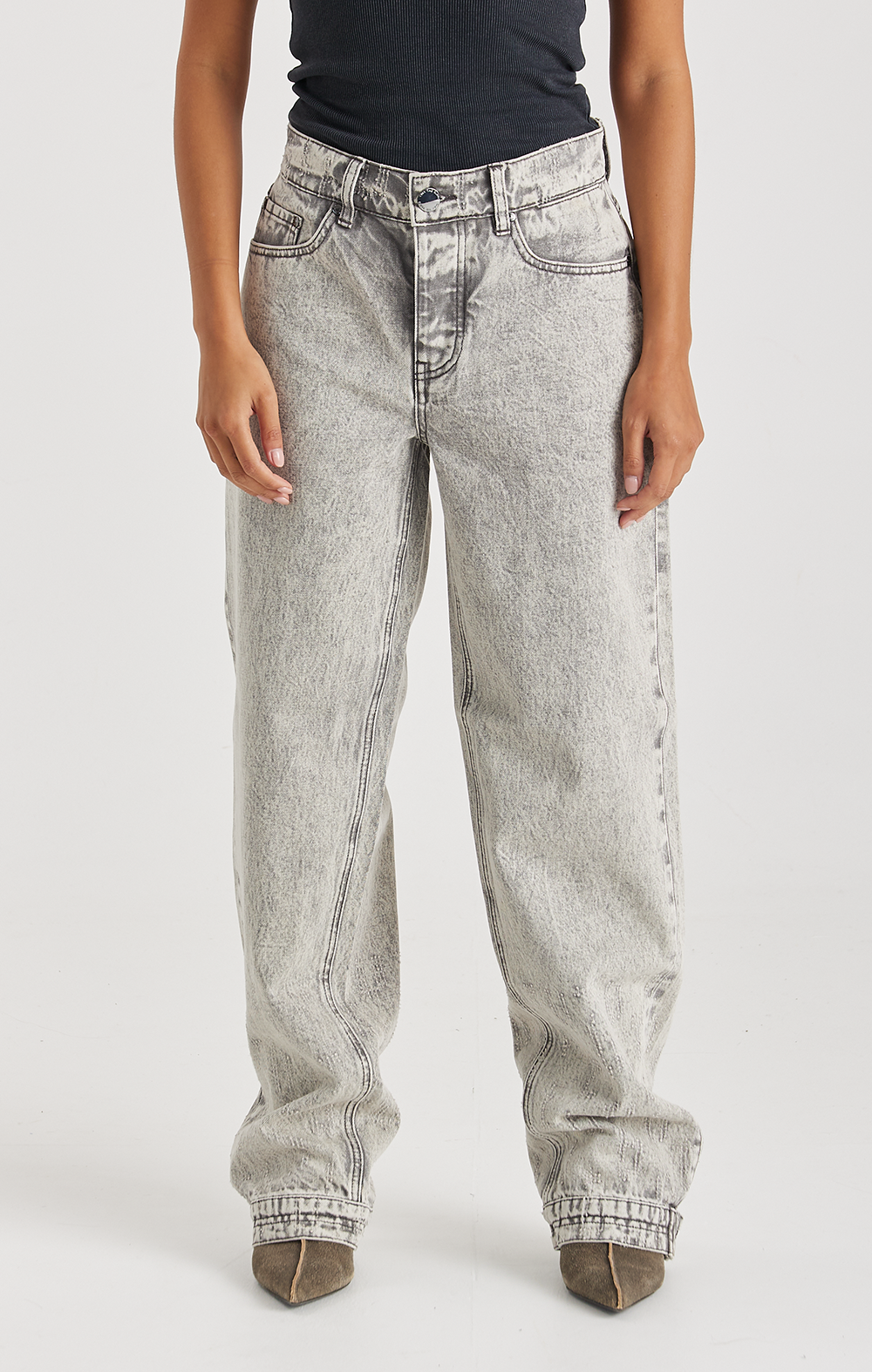 GREY ECLIPSE DENIM JEANS