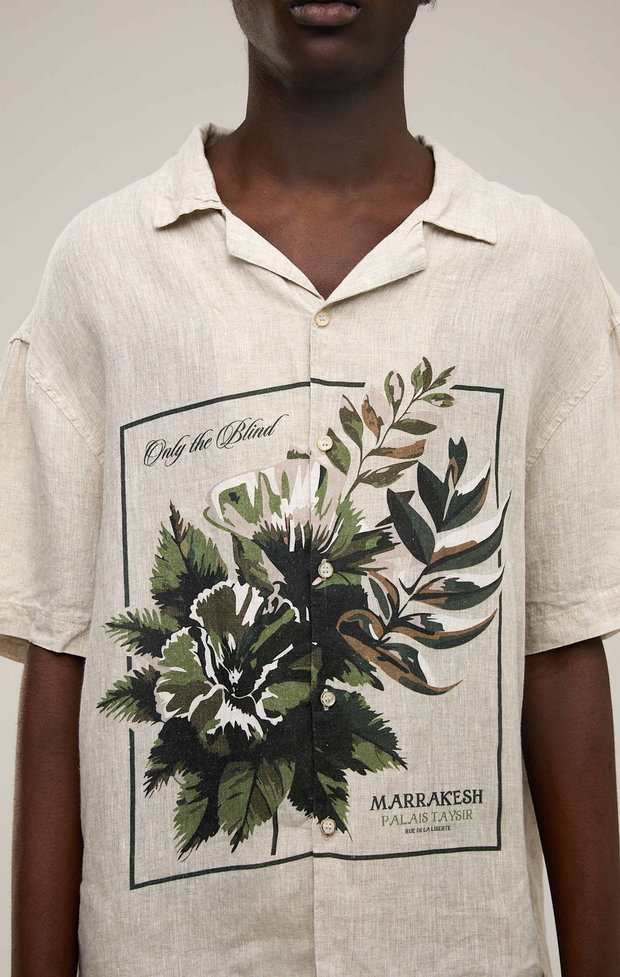 BOTANICAL LINEN SHIRT