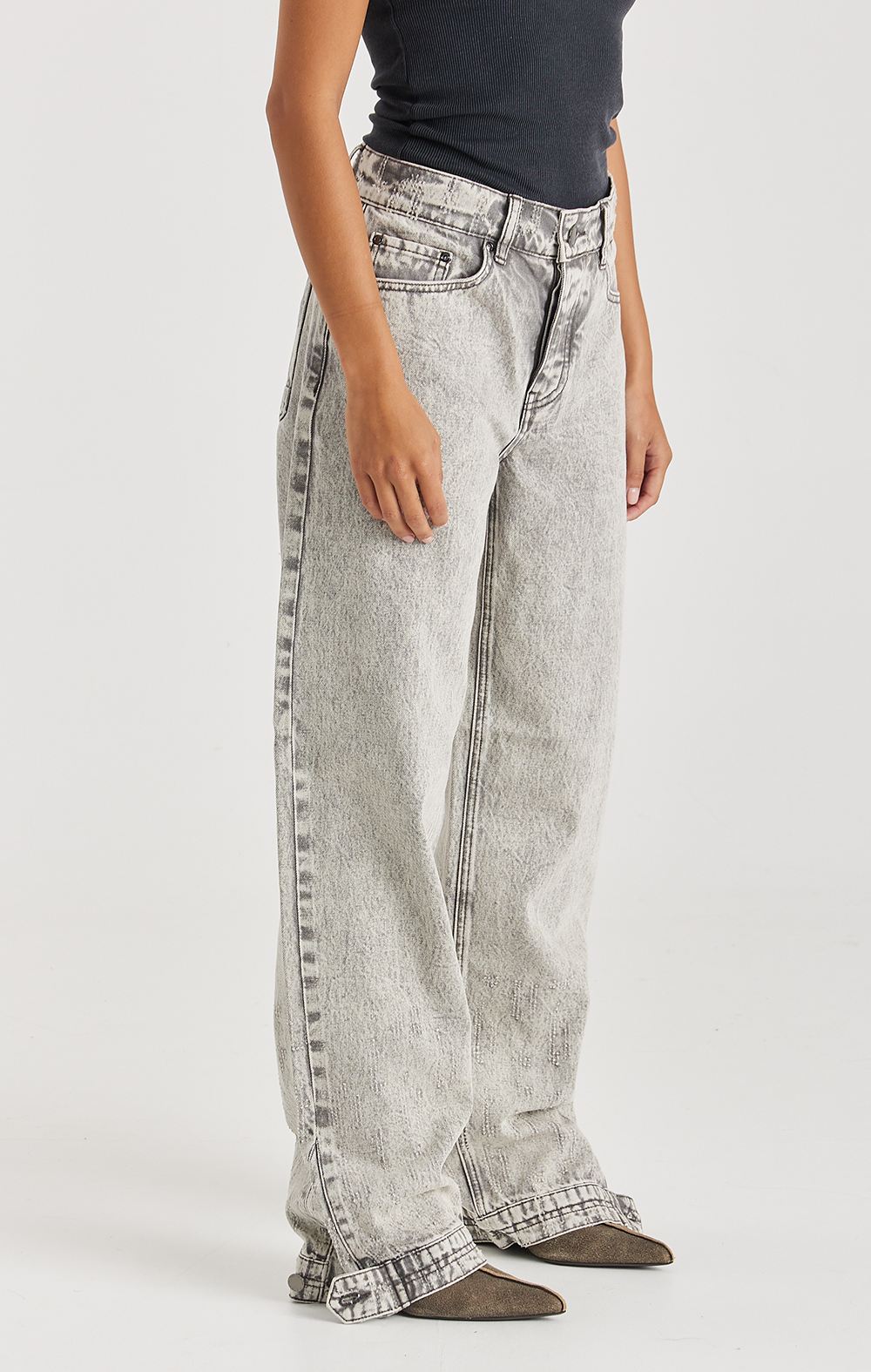 GREY ECLIPSE DENIM JEANS