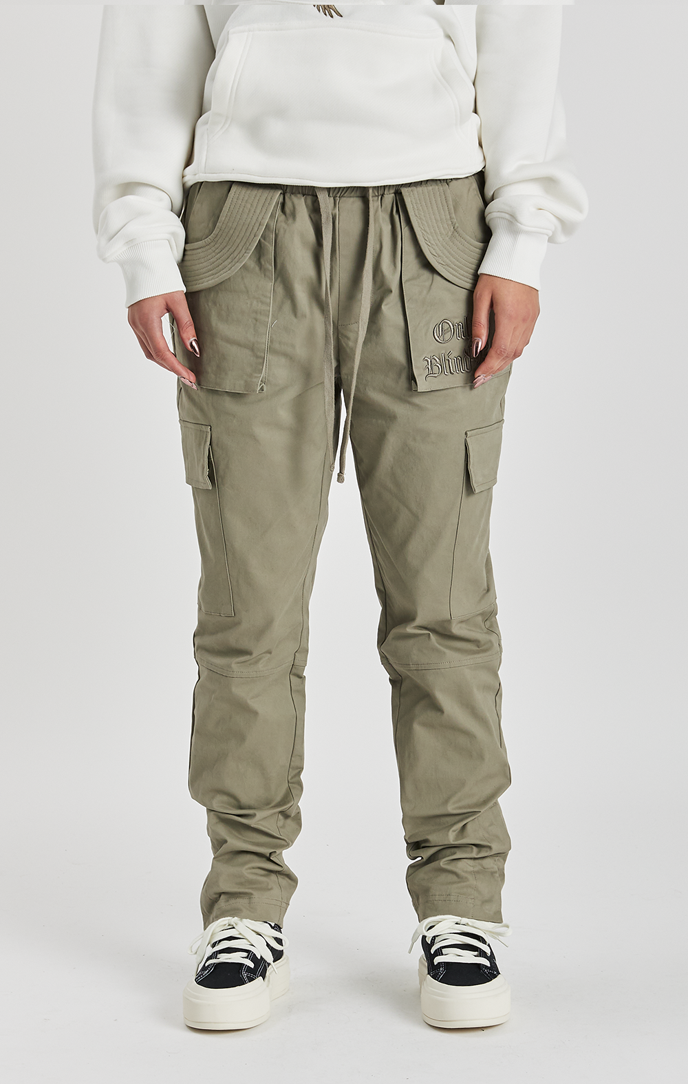 KHAKI TWILL CARGO PANT