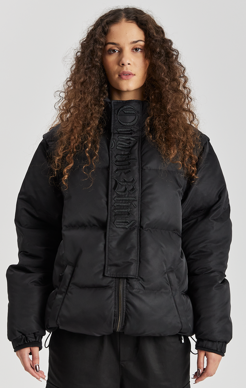 TRIPLE BLACK TWO-IN-ONE PUFFER