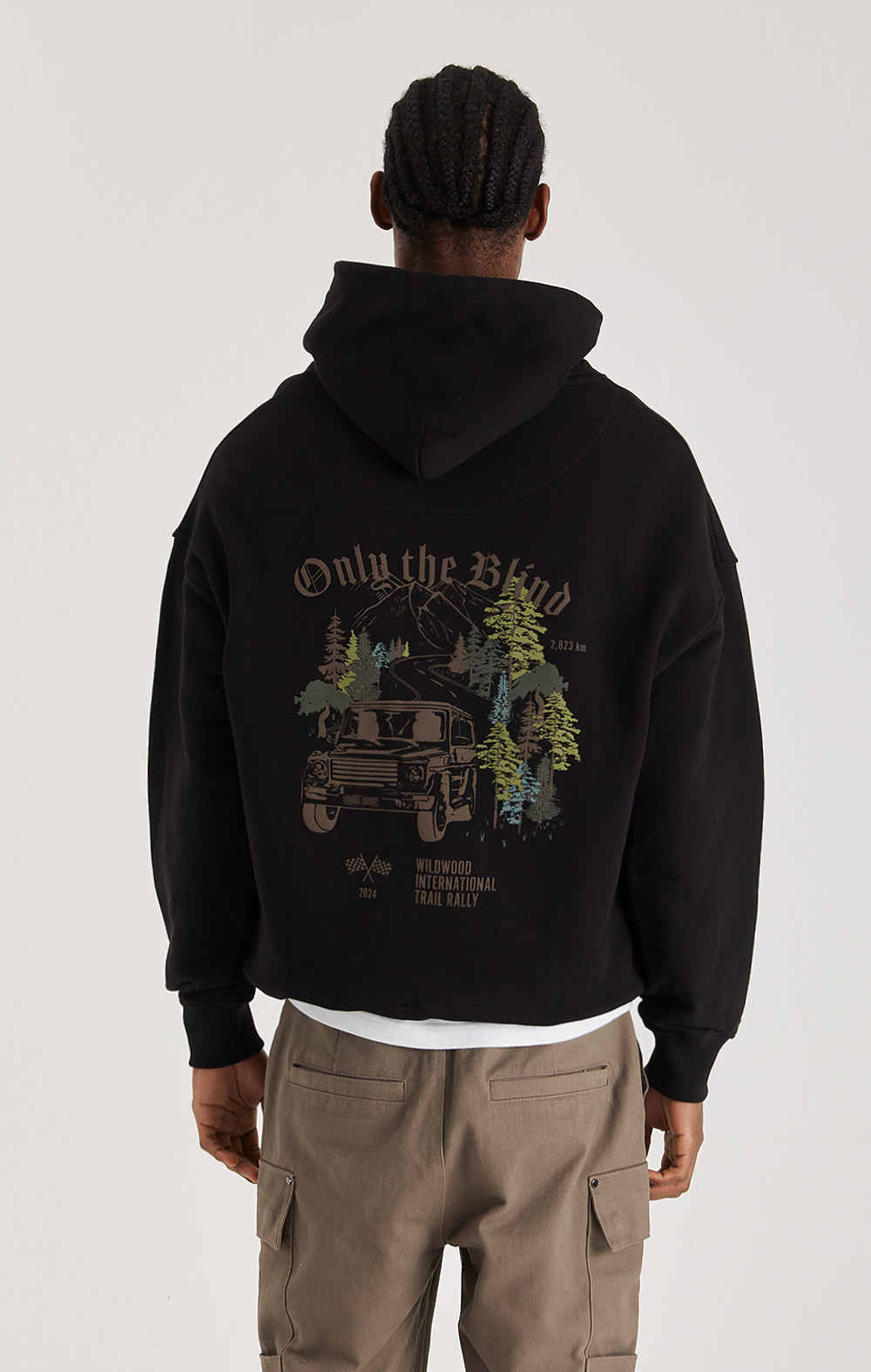 WILDWOOD BLACK HOODIE ONLY THE BLIND