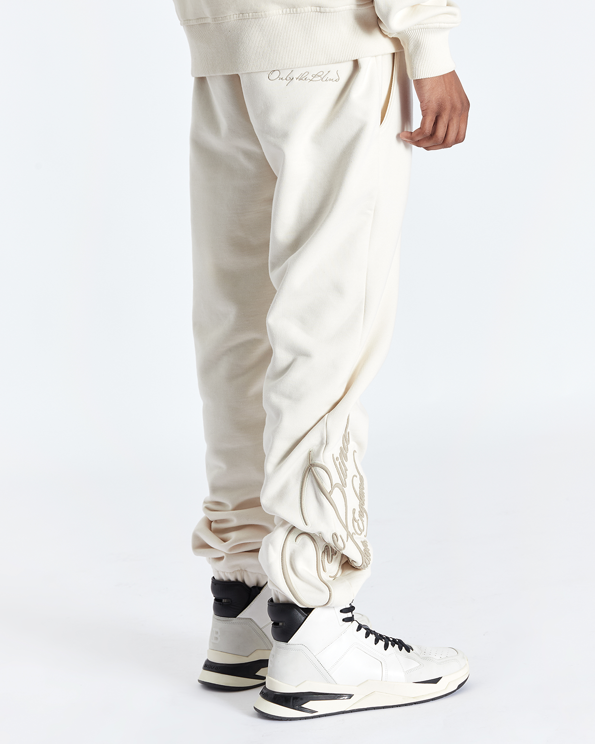 Sand Varsity Sweatpants - ONLY THE BLIND™