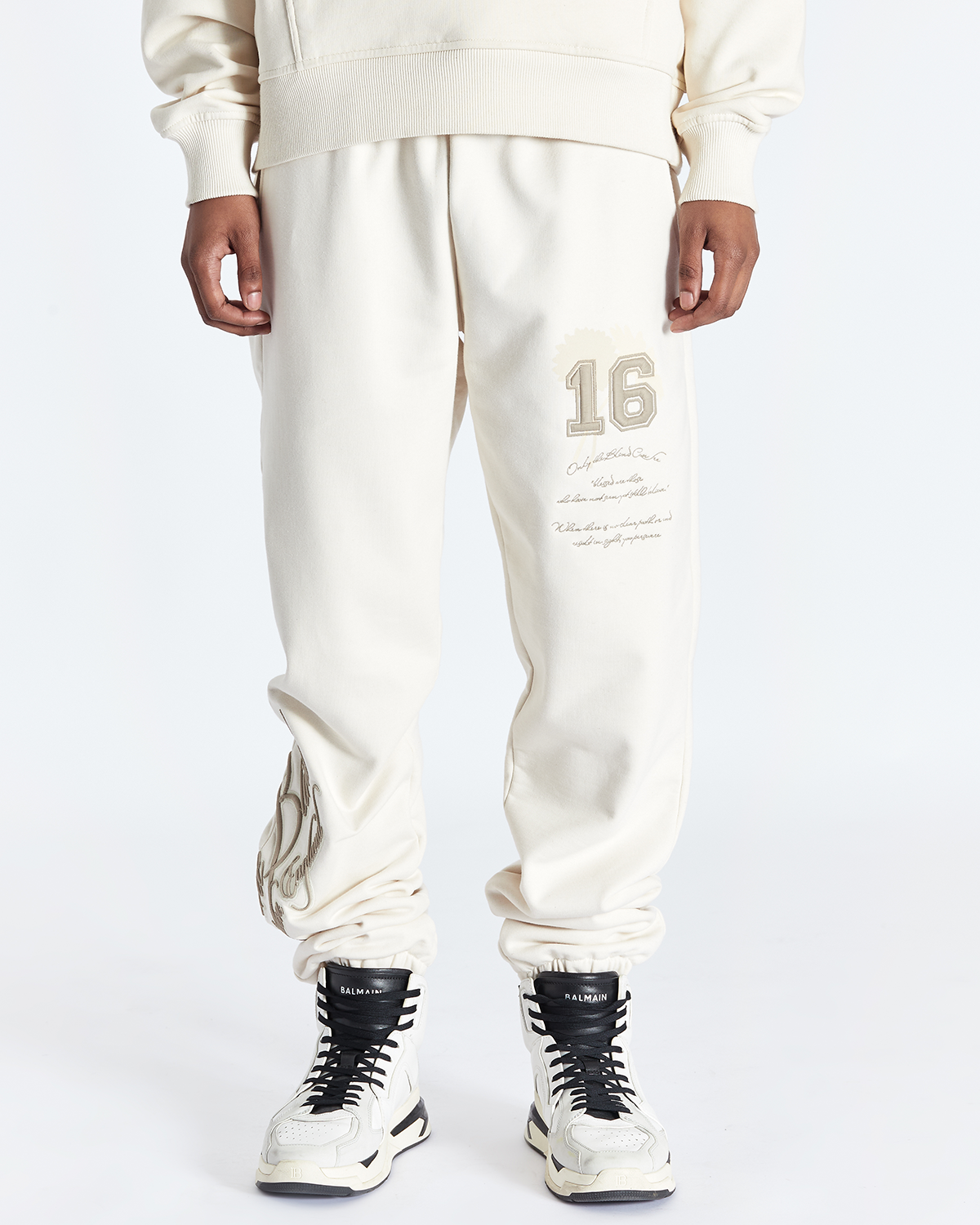 Sand Varsity Sweatpants - ONLY THE BLIND™