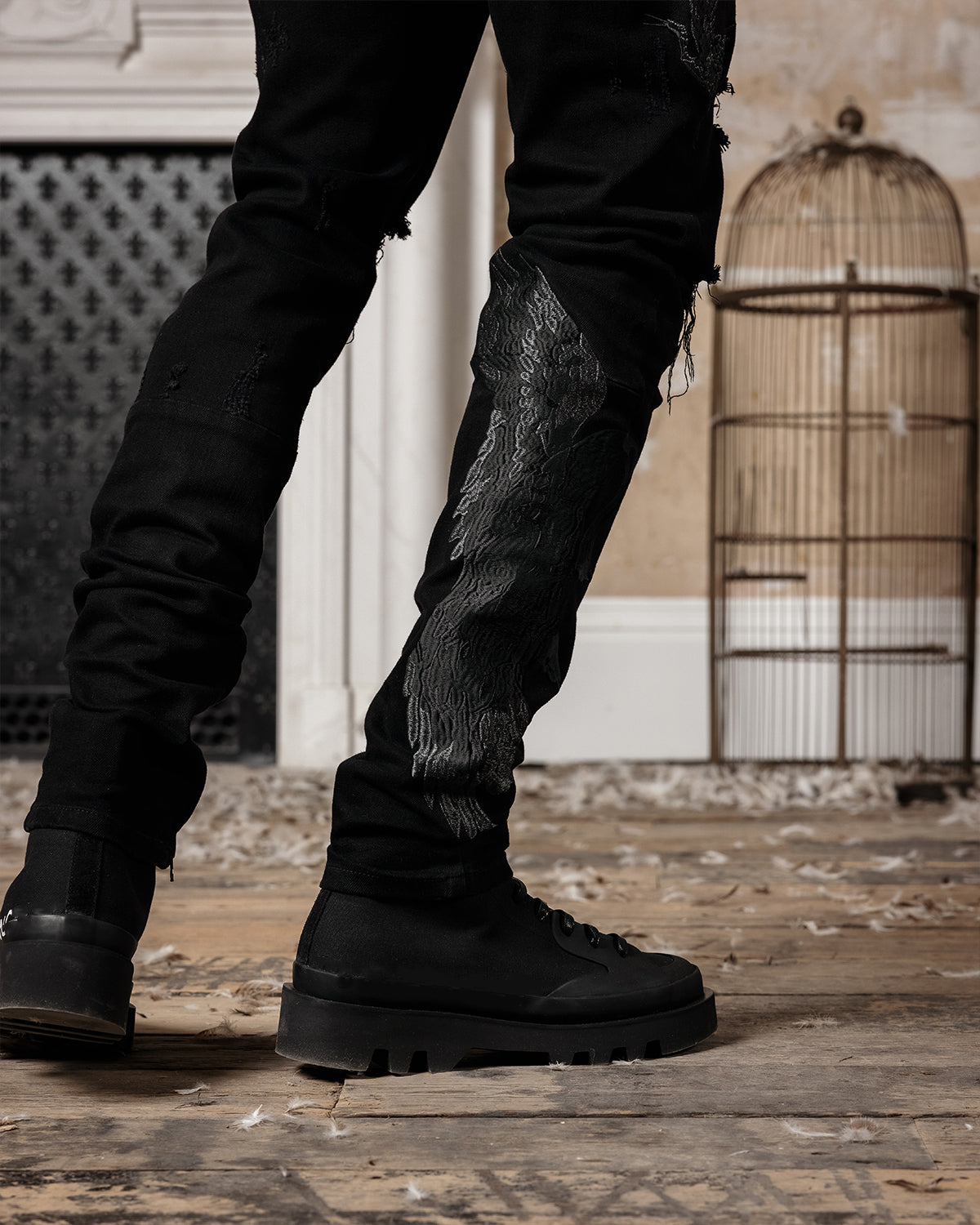 BLACK HERON DENIM