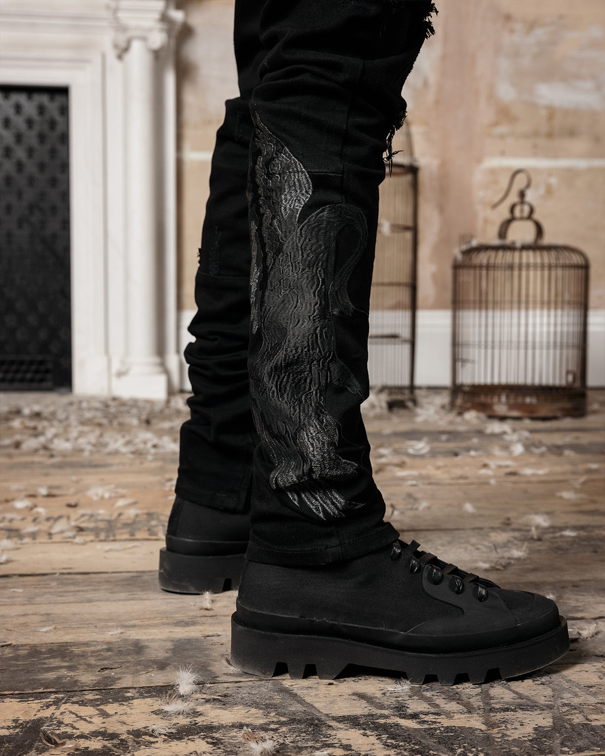 BLACK HERON DENIM