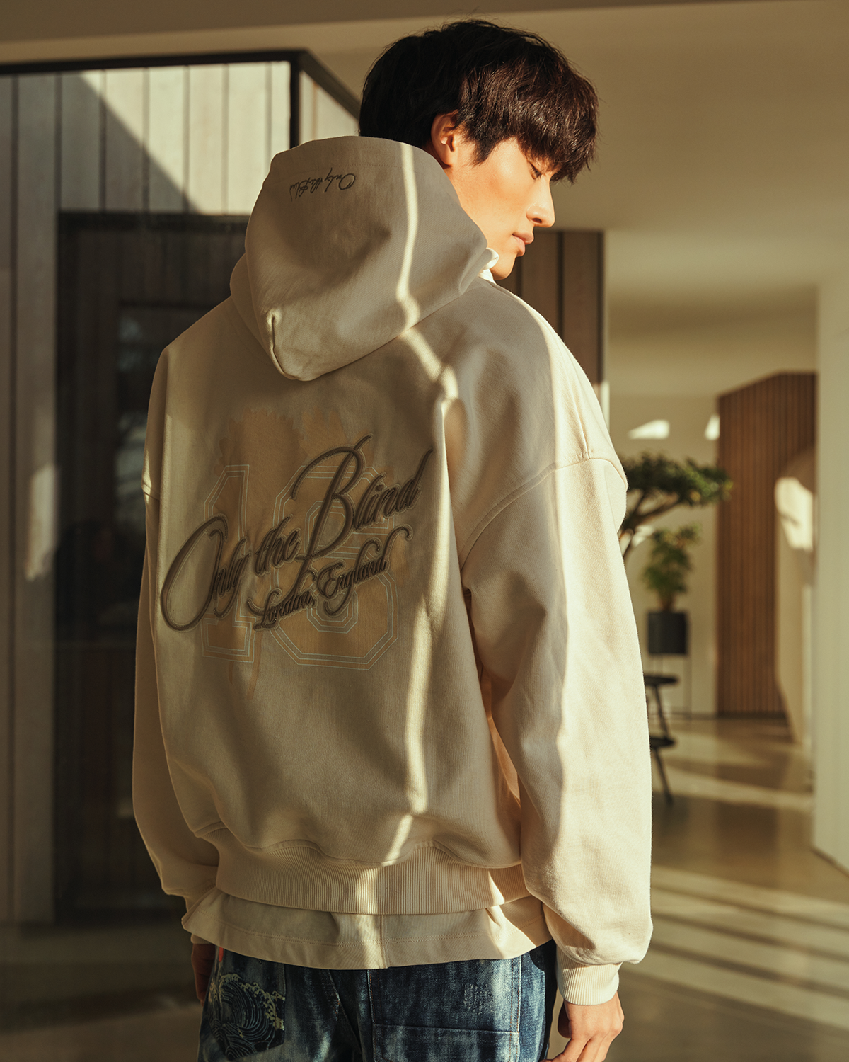 Sand Varsity Hoodie - ONLY THE BLIND™